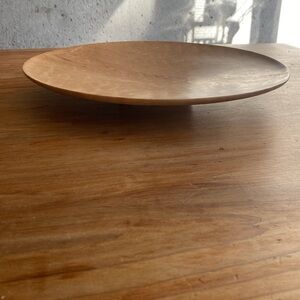 Hand turned Maple Pedestal Tray
